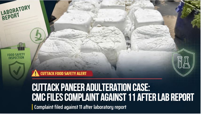 Cuttack Paneer Adulteration Case: CMC Files Complaint Against 11 After Lab Report